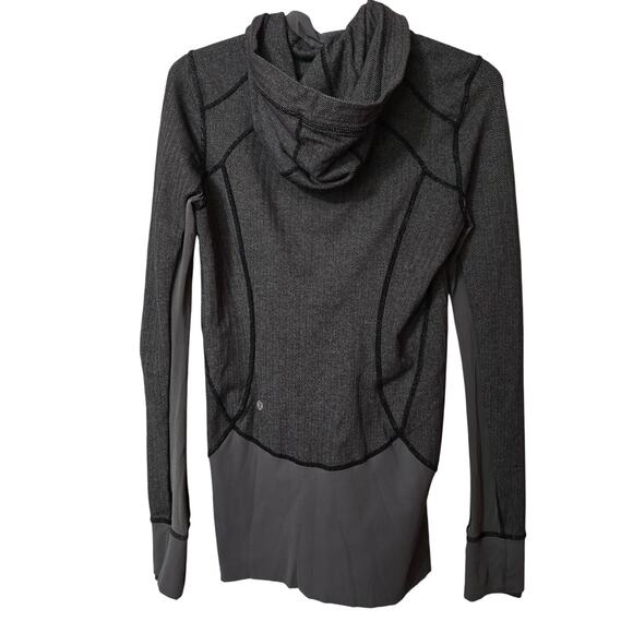 Lululemon Daily Practice Jacket Heathered Herringbone Size 6 - Picture 4 of 5